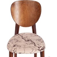 Стул TetChair Diamante мягкое сиденье (коричневый/крекс бежевый) - Превью изображения №6 — Интернет-магазин Time-Shop