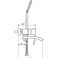 Смеситель Kern 3057 (матовое золото) - Превью изображения №2 — Интернет-магазин Time-Shop