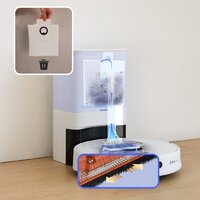 Робот-пылесос Ezviz RE5S Plus (белый) - Превью изображения №7 — Интернет-магазин Time-Shop