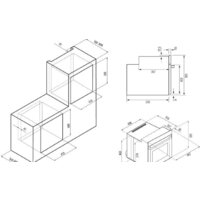 Электрический духовой шкаф Krona Breve 45 WH - Превью изображения №2 — Интернет-магазин Time-Shop