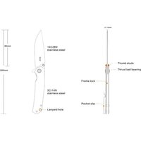 Складной нож Ruike P801-J - Превью изображения №4 — Интернет-магазин Time-Shop