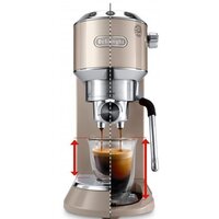 Рожковая кофеварка DeLonghi Dedica Arte EC885.BG - Превью изображения №3 — Интернет-магазин Time-Shop
