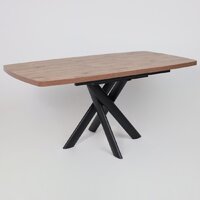 Кухонный стол Мамадома Leonel-130 раздвижной 130-165х85 (дуб веллингтон/черный) - Превью изображения №17 — Интернет-магазин Time-Shop