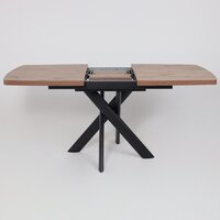 Кухонный стол Мамадома Leonel-130 раздвижной 130-165х85 (дуб веллингтон/черный) - Превью изображения №19 — Интернет-магазин Time-Shop