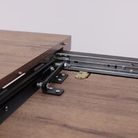 Кухонный стол Мамадома Leonel-130 раздвижной 130-165х85 (дуб веллингтон/черный) - Превью изображения №16 — Интернет-магазин Time-Shop