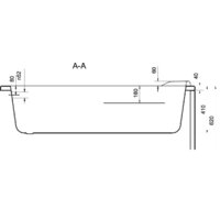 Ванна Cersanit Santana 170x70 (с ножками) - Превью изображения №4 — Интернет-магазин Time-Shop