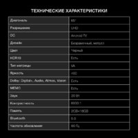 Телевизор Hyundai H-LED65BU7009 - Превью изображения №12 — Интернет-магазин Time-Shop