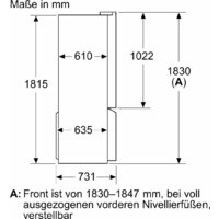 Четырёхдверный холодильник Siemens iQ500 KF96NAXEA - Превью изображения №15 — Интернет-магазин Time-Shop