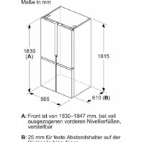 Четырёхдверный холодильник Siemens iQ500 KF96NAXEA - Превью изображения №14 — Интернет-магазин Time-Shop