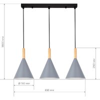 Подвесная люстра Evoluce SLE1255-413-03 - Превью изображения №4 — Интернет-магазин Time-Shop