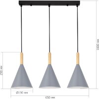 Подвесная люстра Evoluce SLE1255-413-03 - Превью изображения №3 — Интернет-магазин Time-Shop