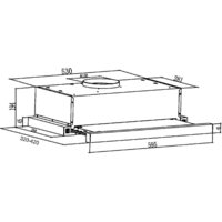 Кухонная вытяжка Schtoff TF-5260 GWH (белый) - Превью изображения №2 — Интернет-магазин Time-Shop
