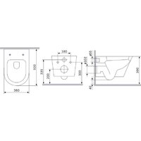 Унитаз подвесной AM.PM X-Joy Aquaspin C851900SC (с сиденьем) - Превью изображения №13 — Интернет-магазин Time-Shop