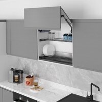 Сушилка для посуды Starax S-5162-A (с алюминиевой рамкой/антрацит) - Превью изображения №2 — Интернет-магазин Time-Shop