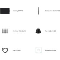 Графический планшет Huion Inspiroy RTP-700 (синий) - Превью изображения №11 — Интернет-магазин Time-Shop