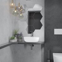 Умывальник Lauter 21493A + клапан 21190W + сифон 21635W (белый матовый) - Превью изображения №10 — Интернет-магазин Time-Shop