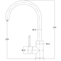 Смеситель Omnires Albany AB1450 - Превью изображения №2 — Интернет-магазин Time-Shop