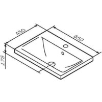 Умывальник AM.PM X-Joy M85AWCC0652WG - Превью изображения №4 — Интернет-магазин Time-Shop