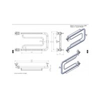 Полотенцесушитель Двин A 32/60 c полкой 1-1/2 (полированный) - Превью изображения №3 — Интернет-магазин Time-Shop