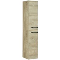  Акватон Шкаф-полупенал Фабрик 34 1A242803LTDU0 (дуб эндгрейн) - Превью изображения №3 — Интернет-магазин Time-Shop