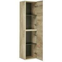  Акватон Шкаф-полупенал Фабрик 34 1A242803LTDU0 (дуб эндгрейн) - Превью изображения №2 — Интернет-магазин Time-Shop