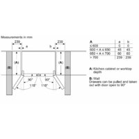 Четырёхдверный холодильник Bosch Serie 4 KFN96AXEA - Превью изображения №17 — Интернет-магазин Time-Shop