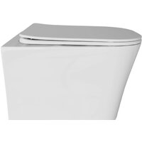 Унитаз подвесной White Wave Promo (белый глянец) - Превью изображения №2 — Интернет-магазин Time-Shop