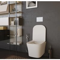 Унитаз подвесной White Wave Promo (белый глянец) - Превью изображения №7 — Интернет-магазин Time-Shop