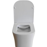 Унитаз подвесной White Wave Promo (белый глянец) - Превью изображения №4 — Интернет-магазин Time-Shop