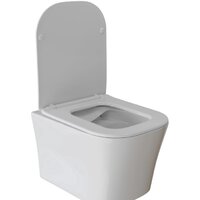 Унитаз подвесной White Wave Promo (белый глянец) - Превью изображения №3 — Интернет-магазин Time-Shop