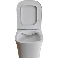 Унитаз подвесной White Wave Promo (белый глянец) - Превью изображения №5 — Интернет-магазин Time-Shop