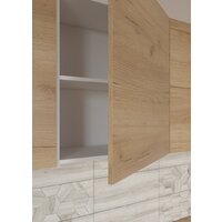 Готовая кухня Интермебель Микс Топ-1 1.2м (белый премиум/мрамор лацио белый) - Превью изображения №4 — Интернет-магазин Time-Shop