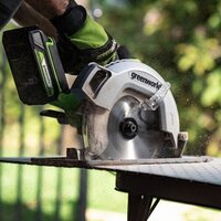 Дисковая (циркулярная) пила Greenworks GD24CS 1500907CUG (с 1-им АКБ) - Превью изображения №11 — Интернет-магазин Time-Shop