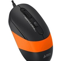 Мышь A4Tech Fstyler FM10 (черный/оранжевый) - Превью изображения №4 — Интернет-магазин Time-Shop