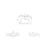 Умывальник Jaquar Alive ALS-WHT-85601 - Превью изображения №2 — Интернет-магазин Time-Shop