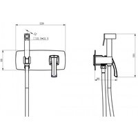 Гигиенический душ Lemark Nubira LM6219ORB - Превью изображения №2 — Интернет-магазин Time-Shop