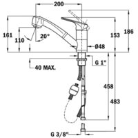 Смеситель TEKA Total 469781200 - Превью изображения №2 — Интернет-магазин Time-Shop