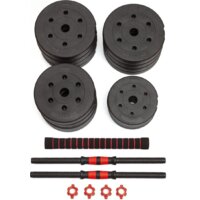 Набор гантелей с грифом для штанги VictoryFit VF-DC400 2x20 кг - Превью изображения №2 — Интернет-магазин Time-Shop