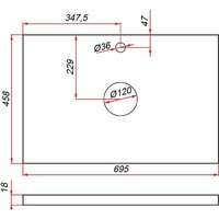  ЗОВ Тумба под умывальник Парма 70 P70LWP0MWHMC1A-LDSPW (белый/белый галифакс) - Превью изображения №6 — Интернет-магазин Time-Shop