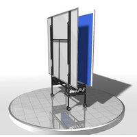 Теннисный стол Wips Roller Outdoor Composite (синий) - Превью изображения №3 — Интернет-магазин Time-Shop