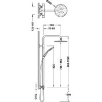Душевая система  Tres Base plus 21639502NM - Превью изображения №2 — Интернет-магазин Time-Shop