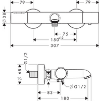 Смеситель Axor Citterio M 34435000 - Превью изображения №2 — Интернет-магазин Time-Shop