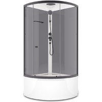 Domani-Spa Simple 99 High Black DS01Sm99HGrCl00.Gt-V1.2-Black (серый/прозрачное стекло)
