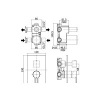 Смеситель Paffoni Ringo RIN018CR/M - Превью изображения №2 — Интернет-магазин Time-Shop