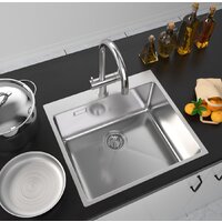 Кухонная мойка ZorG ZRN 5055 Premium - Превью изображения №5 — Интернет-магазин Time-Shop