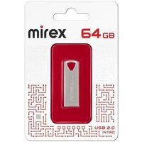 USB Flash Mirex Intro 64GB (серебристый) - Превью изображения №4 — Интернет-магазин Time-Shop