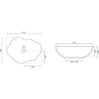 Умывальник Rea Pearl (белое золото) - Превью изображения №5 — Интернет-магазин Time-Shop