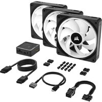 Комплект вентиляторов для корпуса с контроллером Corsair iCUE LINK QX120 RGB Triple Pack + Hub CO-9051002-WW - Превью изображения №15 — Интернет-магазин Time-Shop