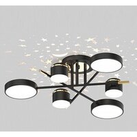Припотолочная люстра Mirastyle Диод MH-3231/6 BK+FGD - Превью изображения №2 — Интернет-магазин Time-Shop