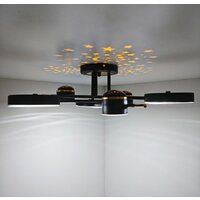 Припотолочная люстра Mirastyle Диод MH-3231/6 BK+FGD - Превью изображения №7 — Интернет-магазин Time-Shop